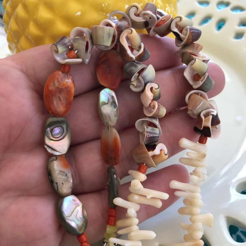 Lilly Pulitzer‎ sterling Shell and coral necklace